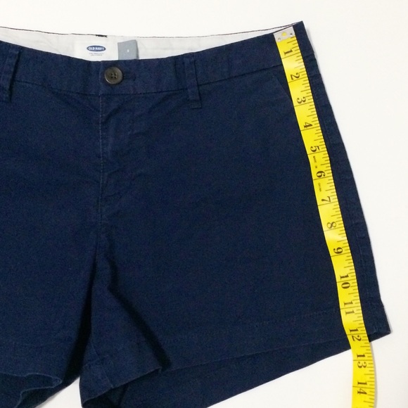 OLD NAVY Cotton Shorts | Navy Colour | Size 6 - Picture 10 of 12